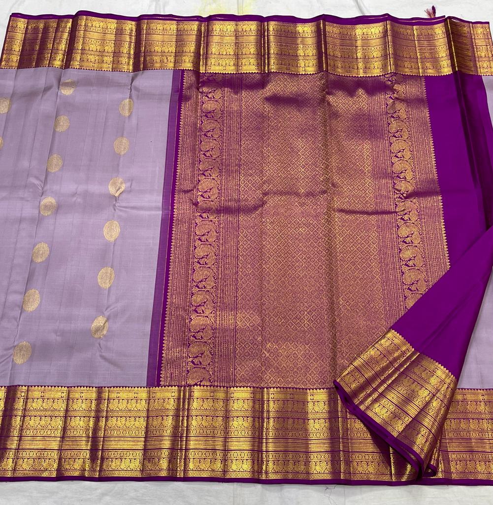 LAVENDER / PURPLE KANCHI SAREE