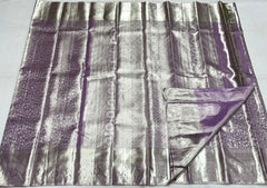 LAVENDER / SILVER KANCHI TISSUE SAREE