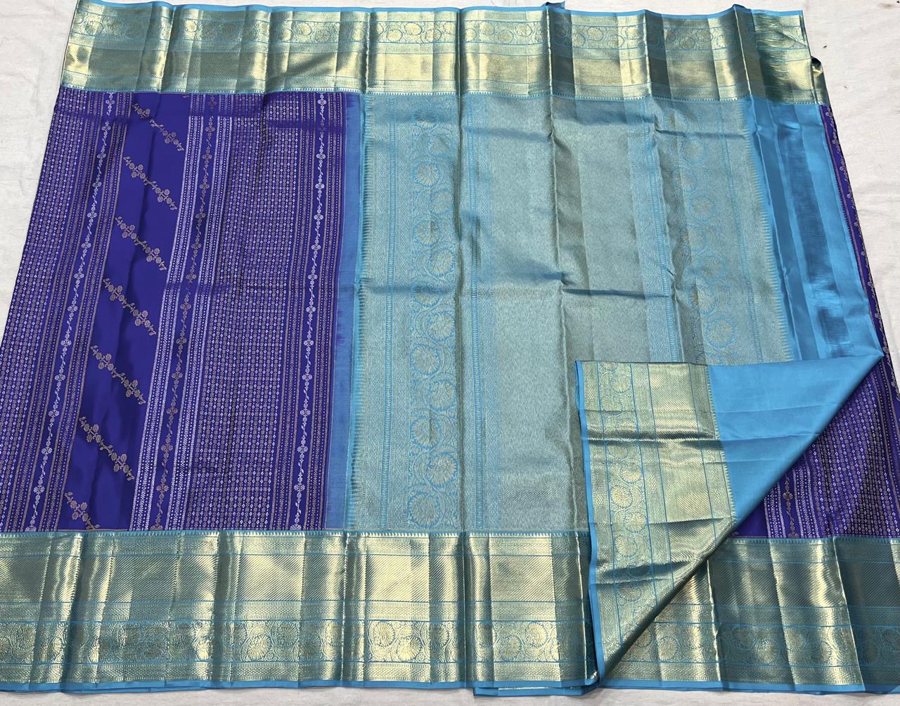 ROYAL BLUE / BLUE KANCHI SAREE