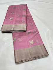 BABY PINK CHANDERI SAREE