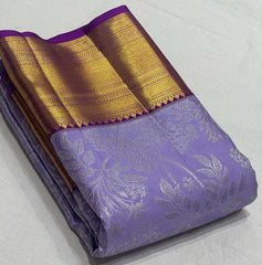 LAVENDER / VIOLET KANCHI SAREE