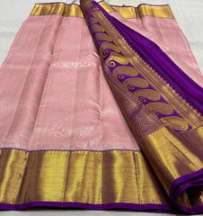 PINK / VIOLET KANCHI SAREE