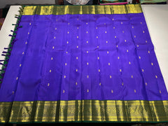 PURPLE/ GREEN KANCHI SAREE