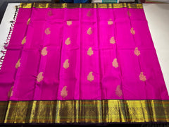 PINK/BROWN KANCHI SAREE