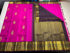 PINK/BROWN KANCHI SAREE