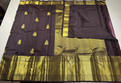 BROWN KANCHI SAREE