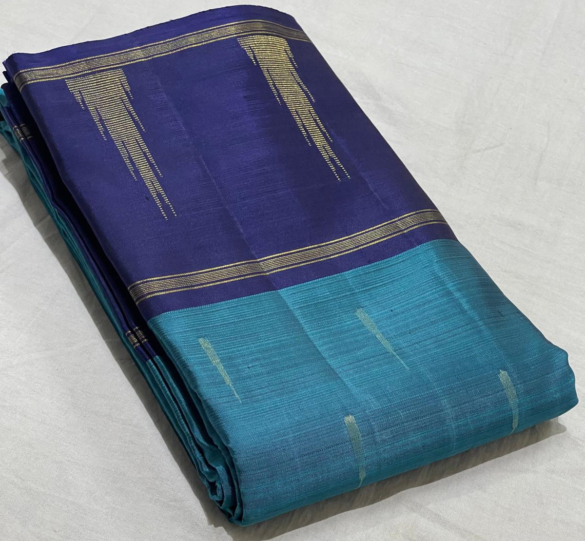 PRUPLE TEMPLE  SILK SAREE