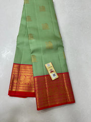 GREEN/RED KANCHI SAREES