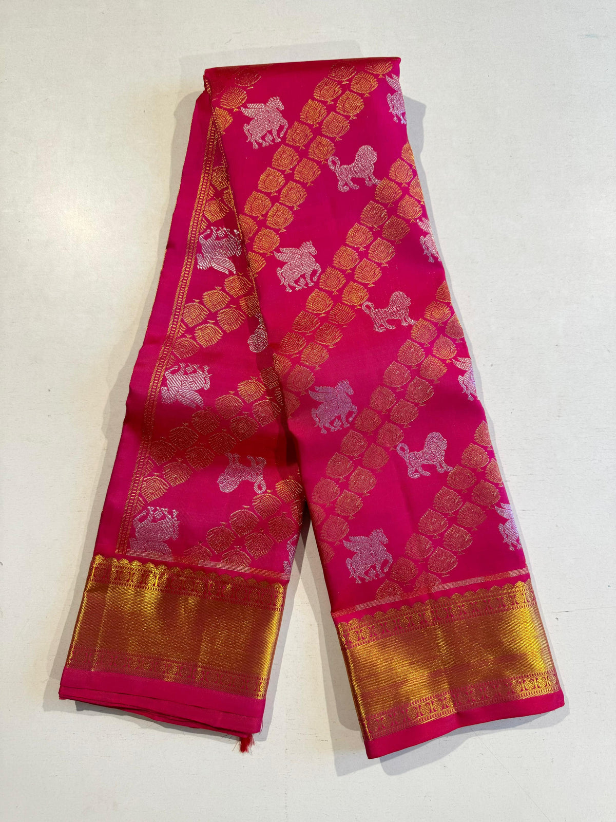 RANI PINK  KANCHI SAREES