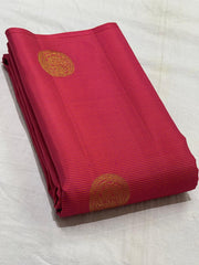 GREEN/RED BOARDERLESS KANCHI SAREE