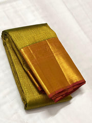 GREEN/ GOLD KANCHI SAREES