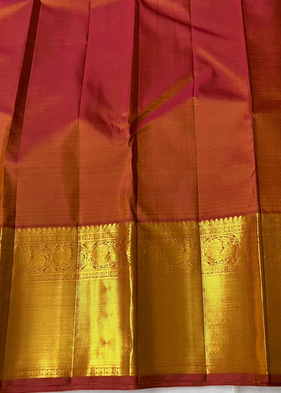 GREEN/ GOLD KANCHI SAREES