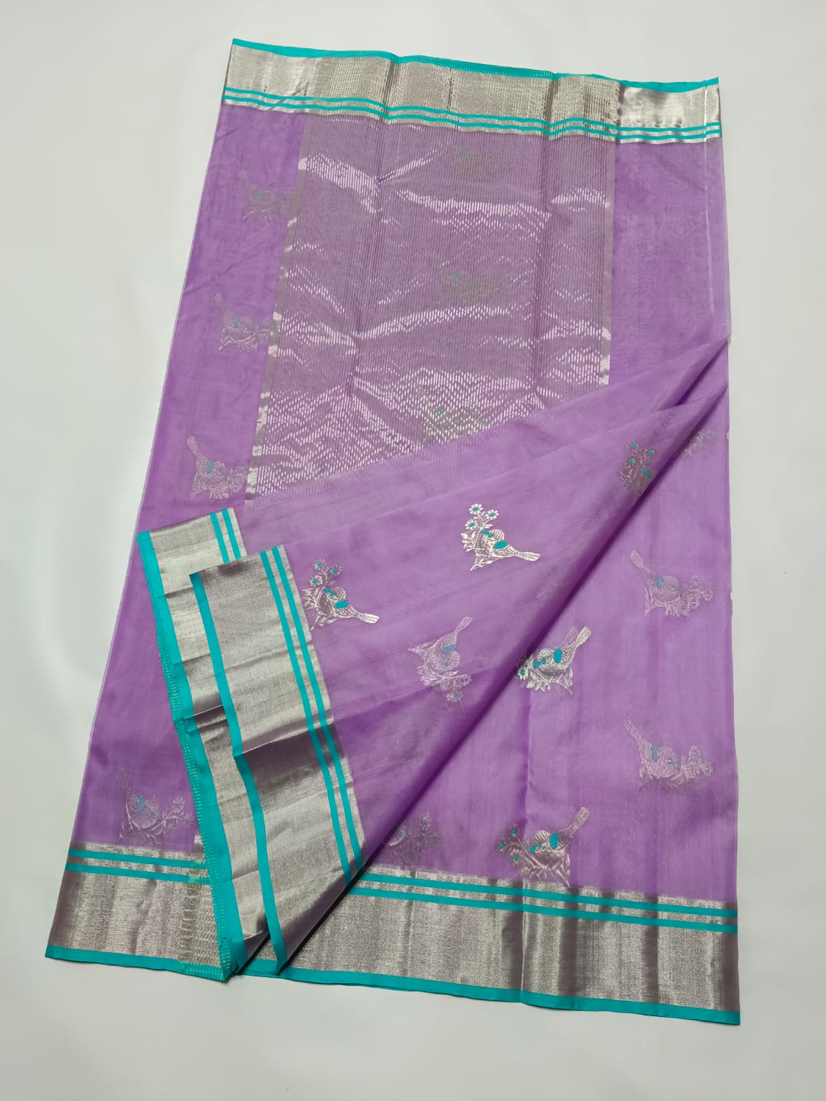 PINK CHANDERI SAREE