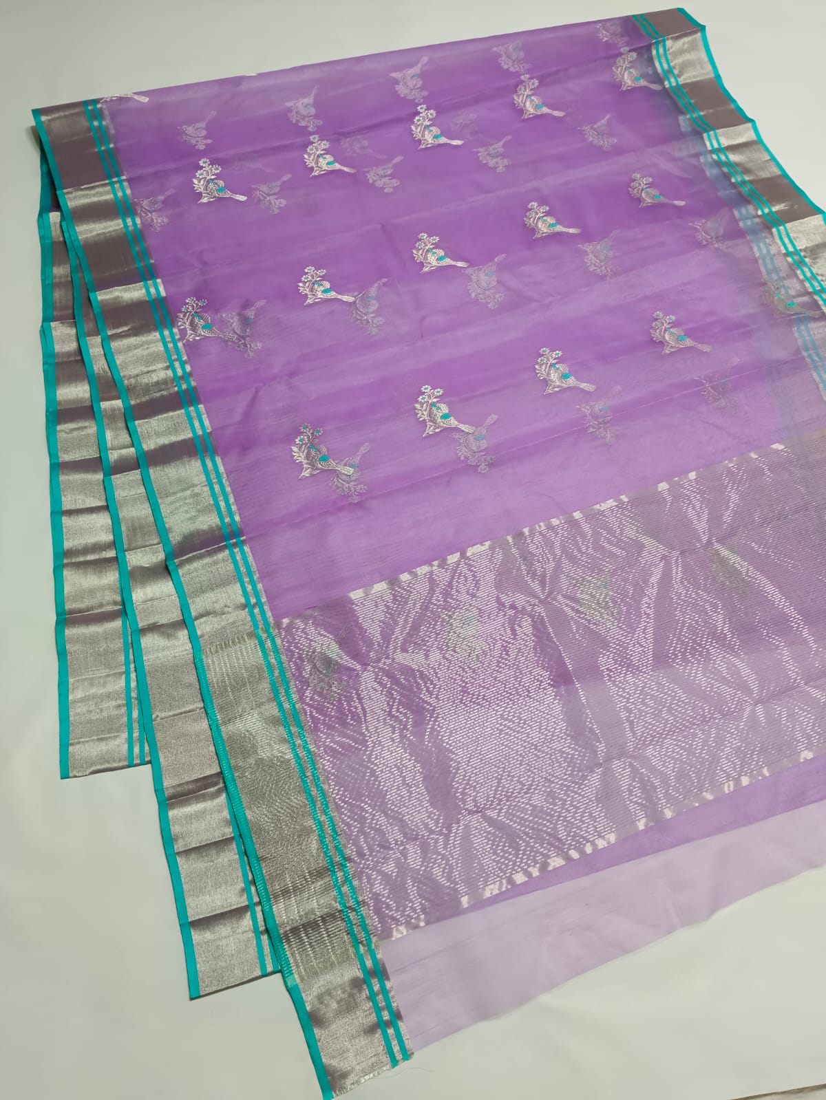 PINK CHANDERI SAREE