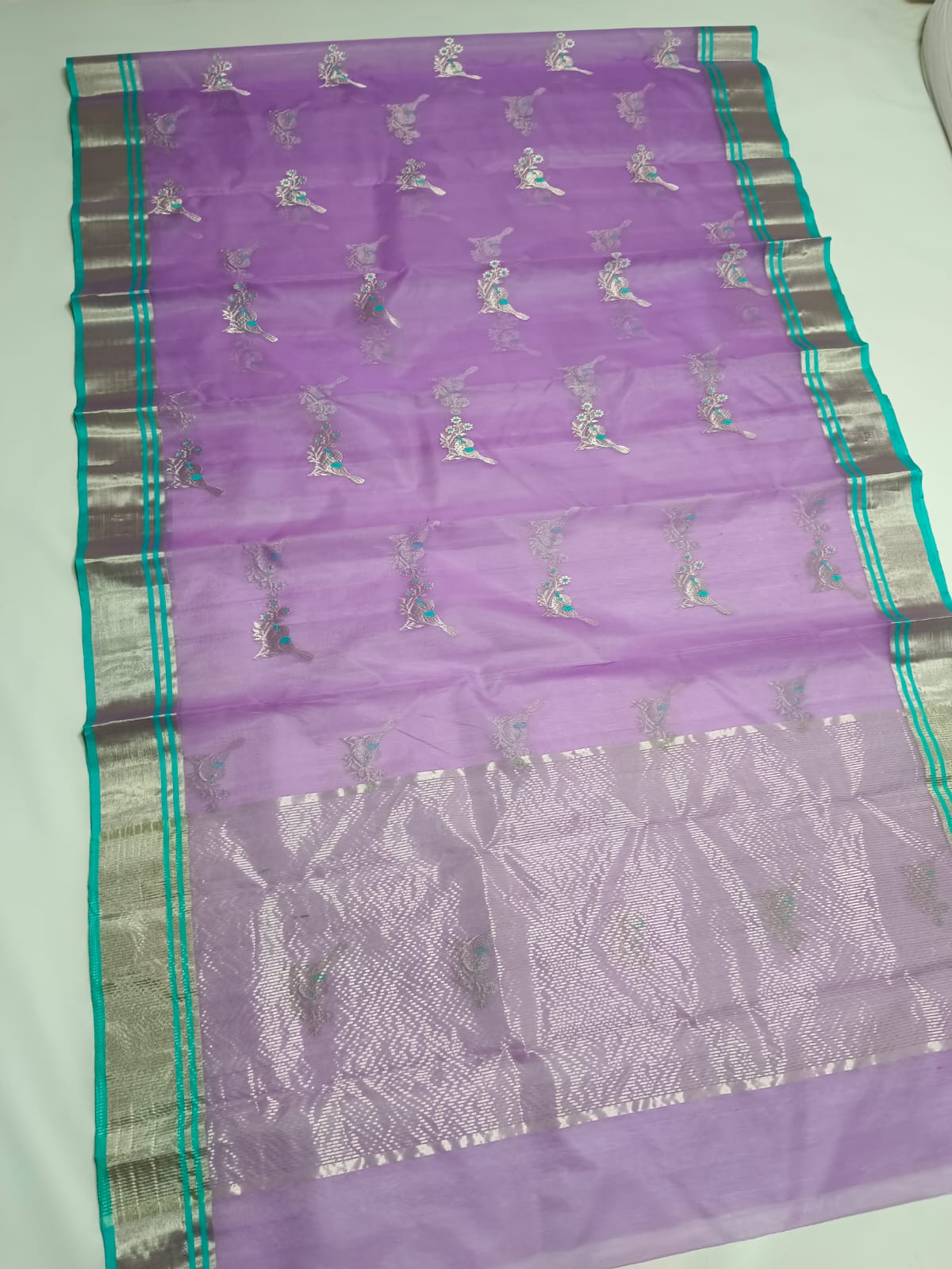 PINK CHANDERI SAREE