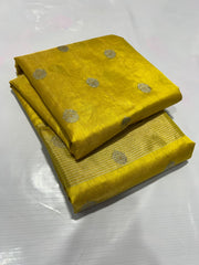 LEMON/YELLOW CHANDERI SAREE