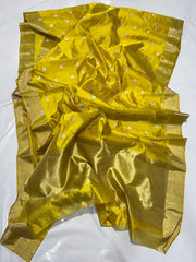 LEMON/YELLOW CHANDERI SAREE