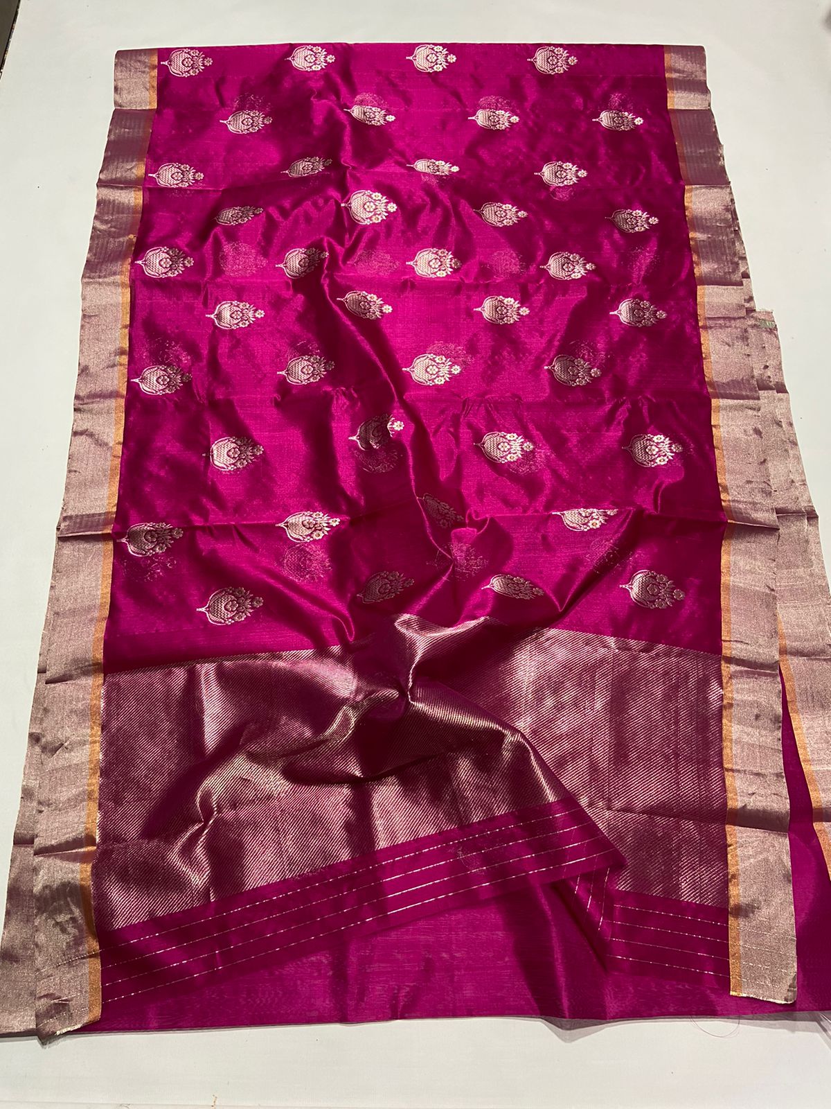 PINK CHANDERI SAREE