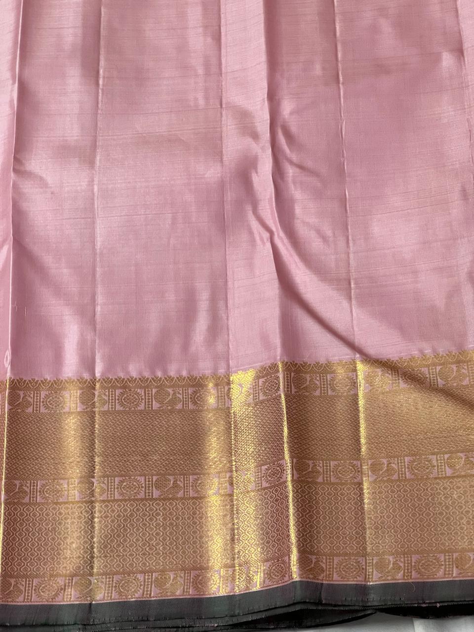 PEACH   KANCHI SAREE