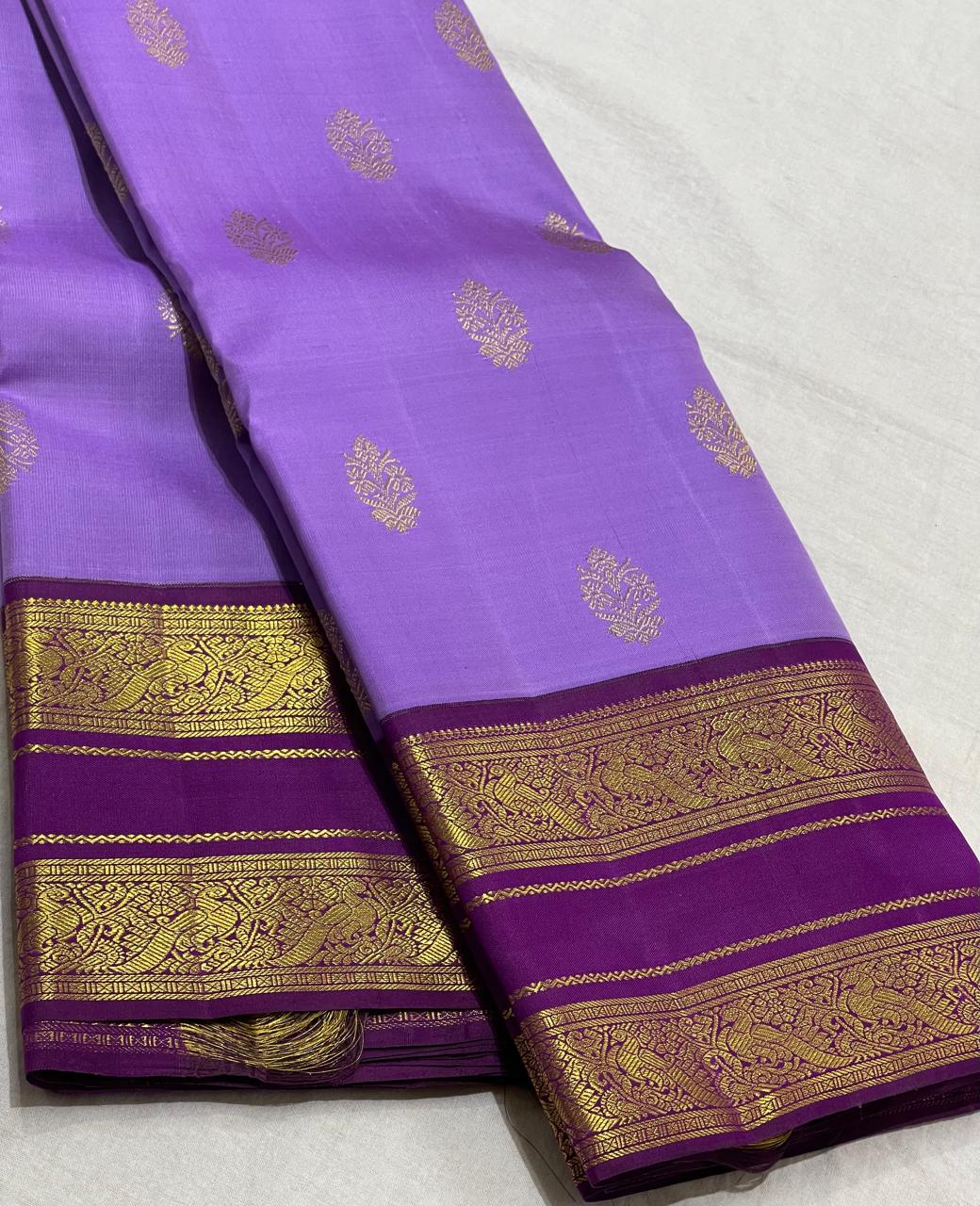 PURPLE KANCHI SAREE