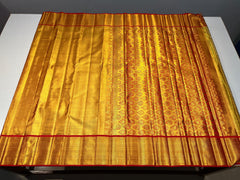 GOLD RED  KANCHI SILK SAREE