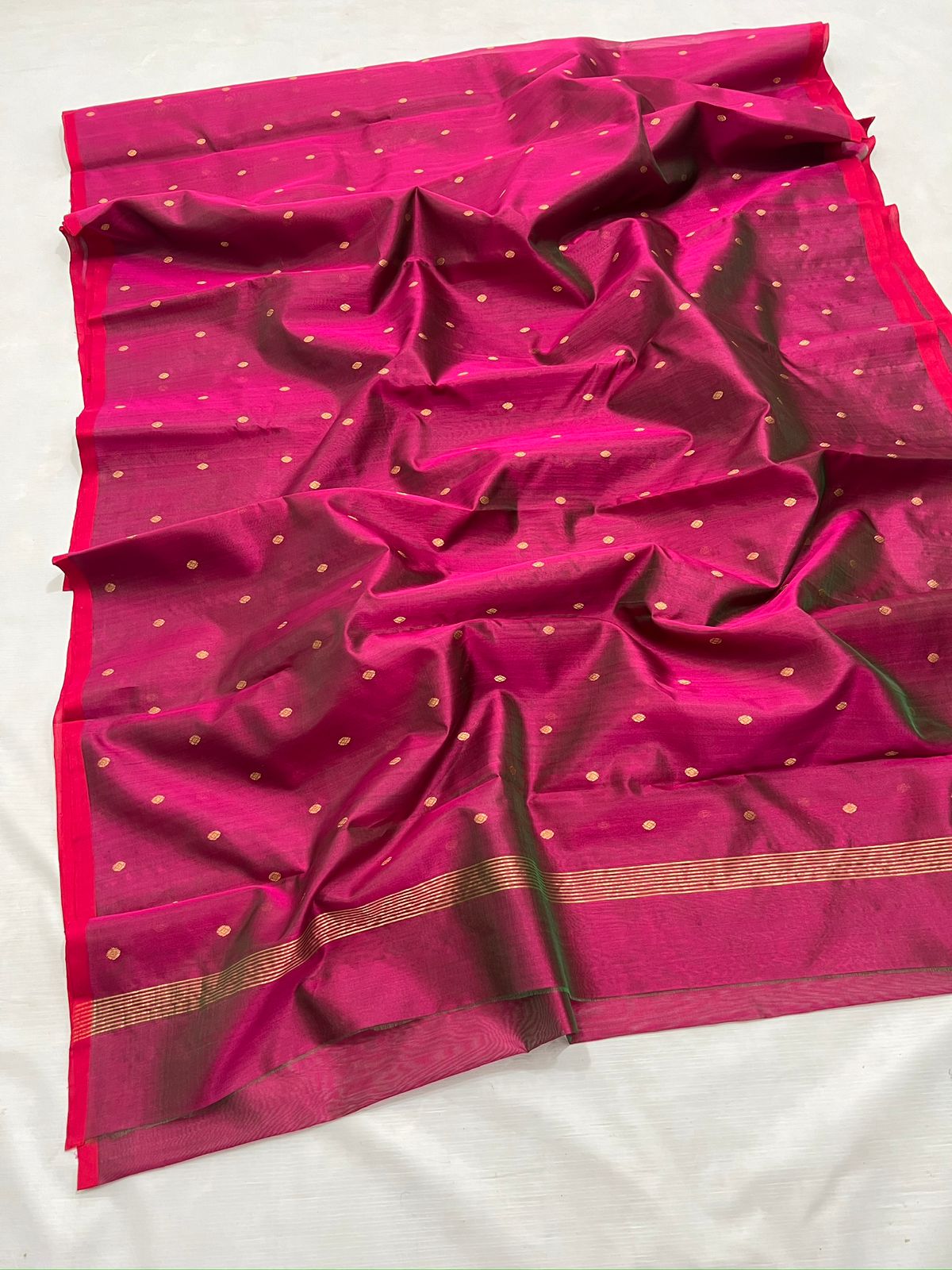 PINK CHANDERI SAREE