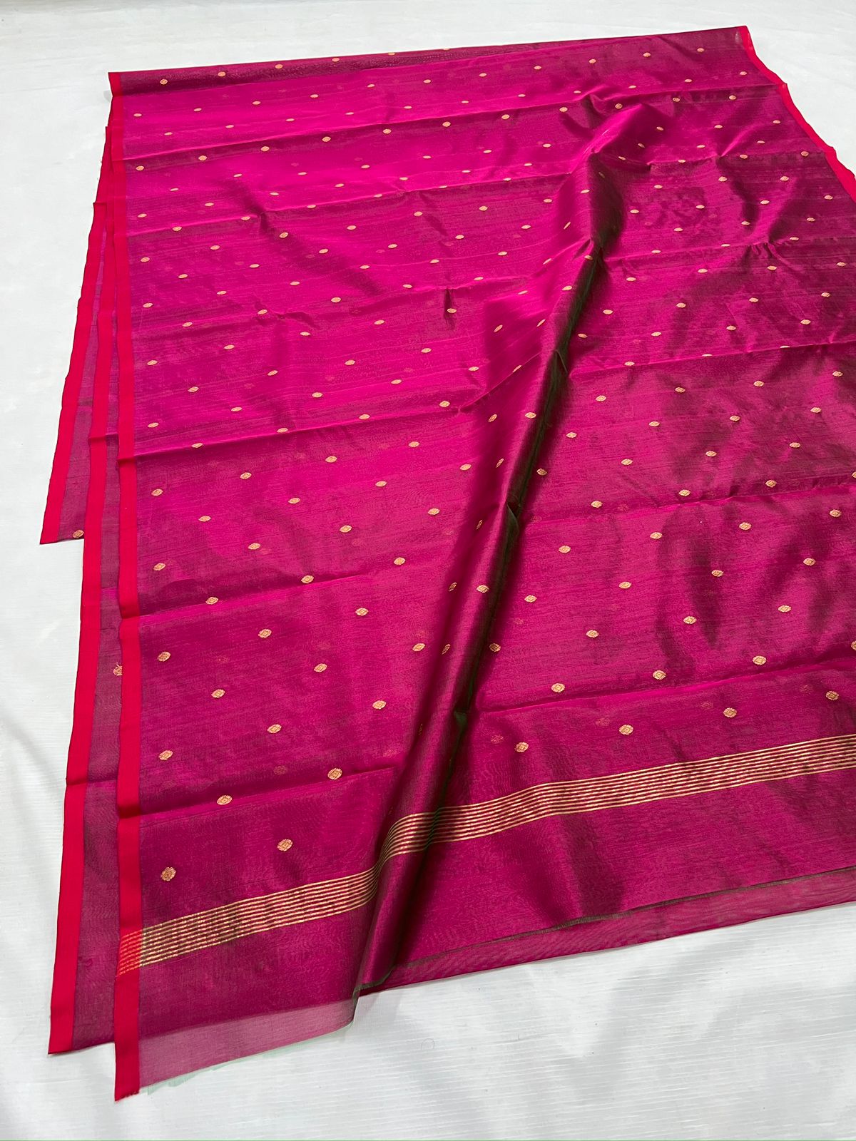 PINK CHANDERI SAREE