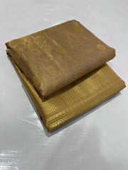 GOLD CHANDERI SAREE