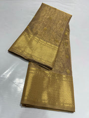 GOLD CHANDERI SAREE